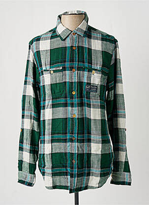 Cămașă cu mâneci lungi verde SCOTCH & SODA bărbat