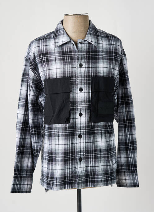 Cămașă cu mâneci lungi gri CALVIN KLEIN homme