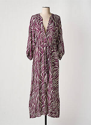 Rochie lungă violet GRACE & MILA femeie