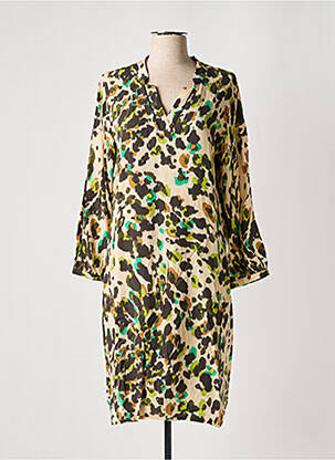 Rochie midi bej SIGNE NATURE femeie