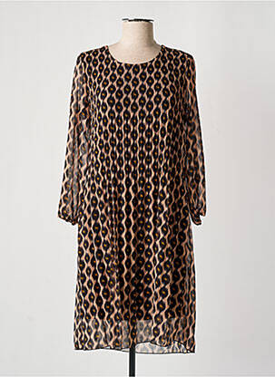 Rochie midi bej SIGNE NATURE femeie