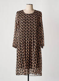 Rochie midi bej SIGNE NATURE femeie