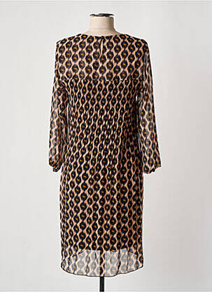 Rochie midi bej SIGNE NATURE femeie