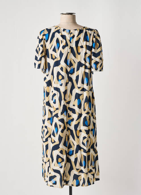 Rochie midi bej SIGNE NATURE femeie