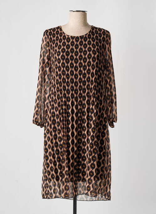 Rochie midi bej SIGNE NATURE femeie