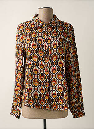 Cămașă maro FREEMAN T.PORTER femeie