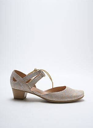 Sandale/Pantofi decupați auriu SWEET femeie