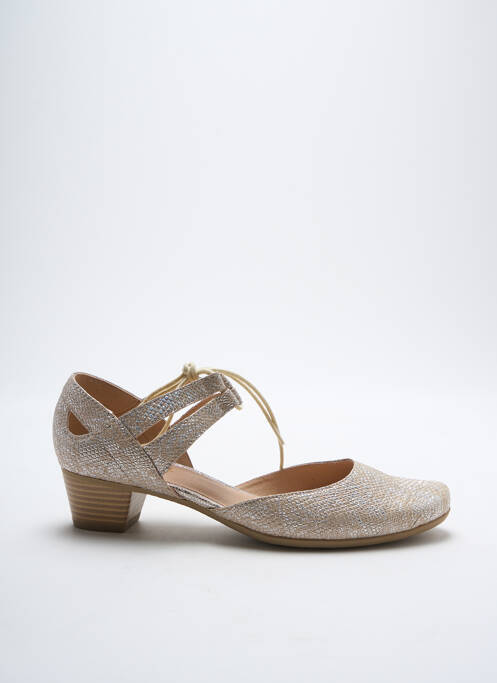 Sandale/Pantofi decupați auriu SWEET femeie