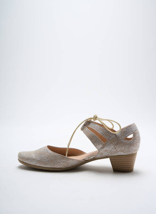 Sandale/Pantofi decupați auriu SWEET femeie