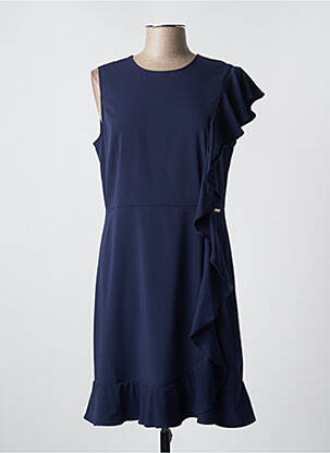 Rochie midi mâneci scurte mâneci scurte albastru GAUDI femeie
