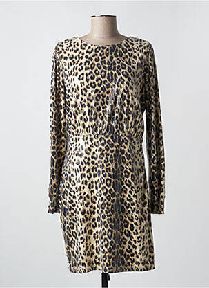 Rochie scurtă bej ICHI femeie