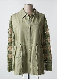 Jachete casual buzunare verde CREAM femeie