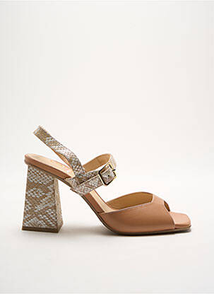 Sandale/Pantofi decupați bej LODI LOVE femeie