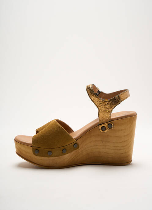 Sandale/Pantofi decupați verde SMS femeie