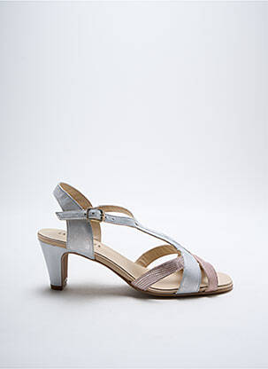 Sandale/Pantofi decupați argintiu ARTIKA SOFT femeie