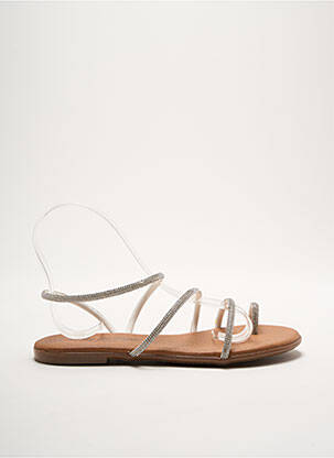 Șlapi argintiu CARLA TORTOSA femeie