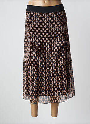 Fustă midi maro SIGNE NATURE femeie
