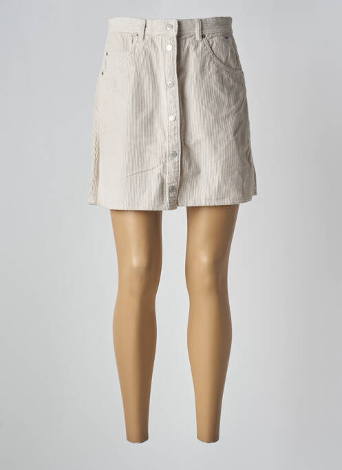 Fustă scurtă bej TOMMY HILFIGER femeie