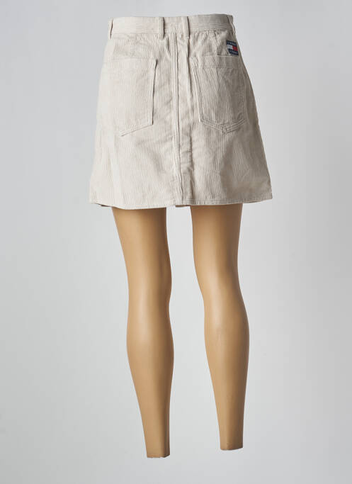 Fustă scurtă bej TOMMY HILFIGER femeie