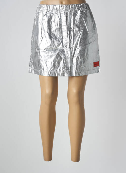 Fustă scurtă argintiu CALVIN KLEIN femeie