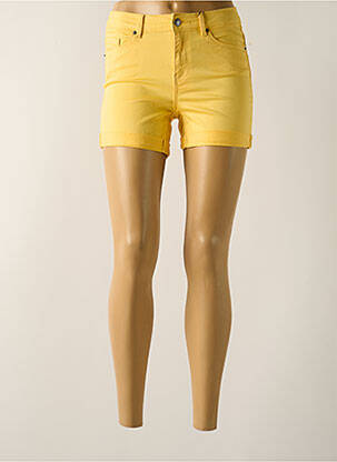 Șort galben VERO MODA femeie