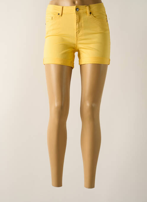 Șort galben VERO MODA femeie