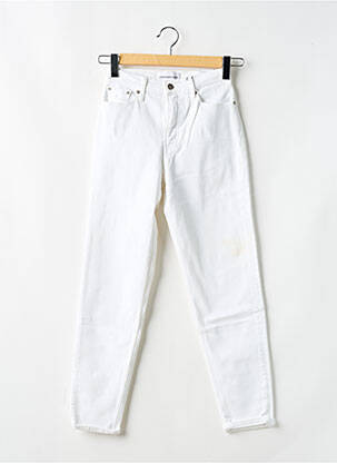 Blugi croială mom alb CALVIN KLEIN femeie