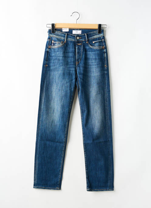 Blugi cu croială dreaptă albastru LE TEMPS DES CERISES femeie