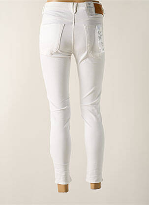 Pantalon slim alb LE TEMPS DES CERISES femeie