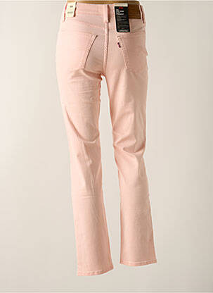 Blugi cu croială slim roz LEVI'S femeie