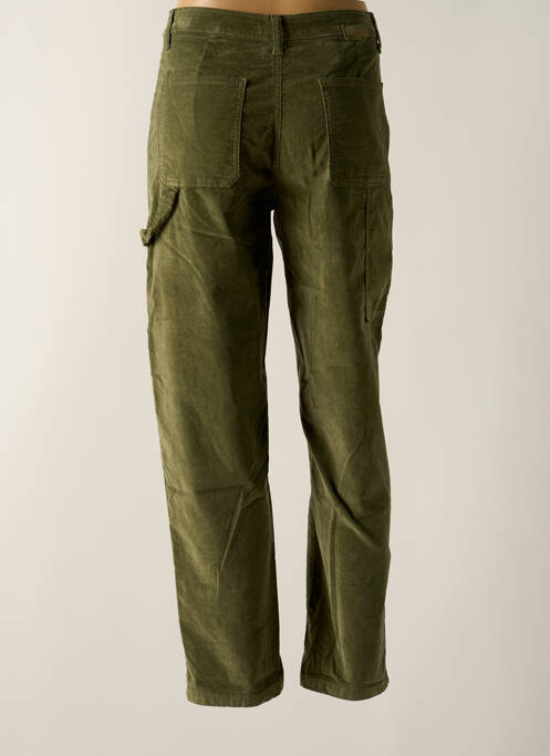 Pantalon drept elasticitate talie înaltă verde PAKO LITTO femme