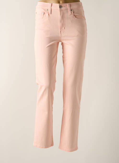 Blugi cu croială slim roz LEVIS femeie