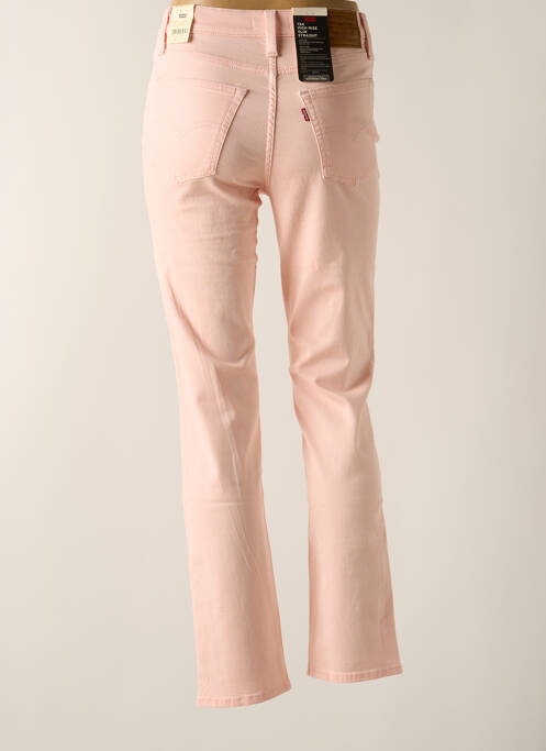 Blugi cu croială slim roz LEVIS femeie