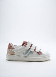 Adidași material neted toc plat până la 3 cm alb CL11 femeie