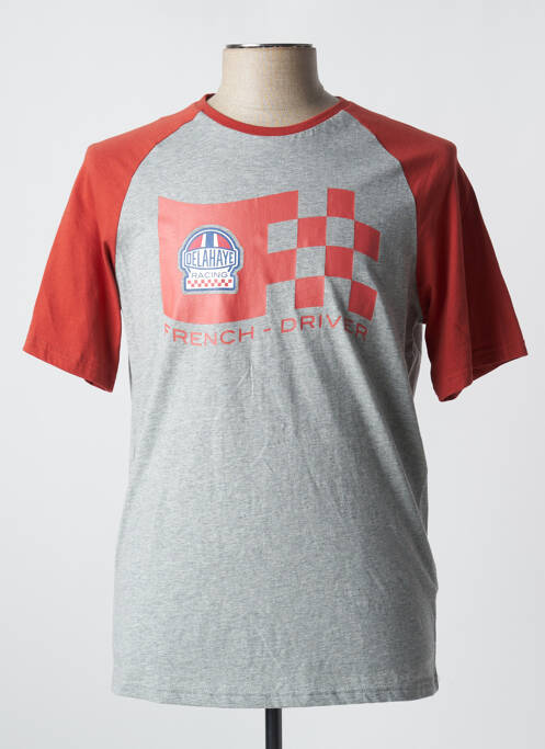 Tricou portocaliu DELAHAYE bărbat