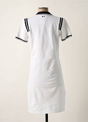 Rochie midi mâneci scurte mâneci scurte alb DELAHAYE femeie