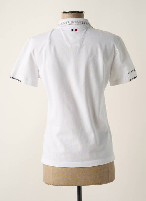 Polo alb DELAHAYE femeie