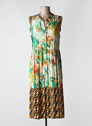 Rochie midi verde REVER MILE femeie