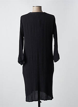 Rochie midi croială fluidă mâneci lungi negru AGATHE & LOUISE femeie
