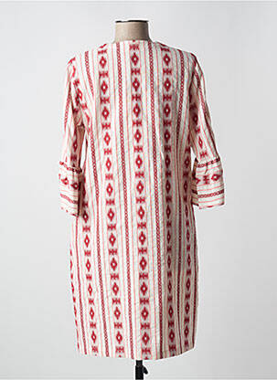 Rochie midi mâneci 3/4 mâneci 3/4 roșu VALERIE KHALFON femeie