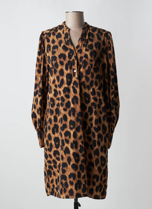 Rochie midi maro LOLA CASADEMUNT femeie