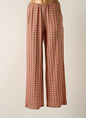 Pantalon larg portocaliu REVER MILE femeie