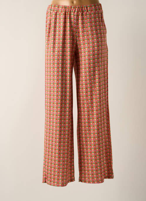 Pantalon larg portocaliu REVER MILE femeie