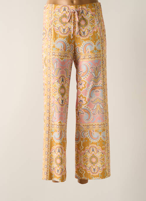 Pantalon larg galben FUEGO WOMAN femeie