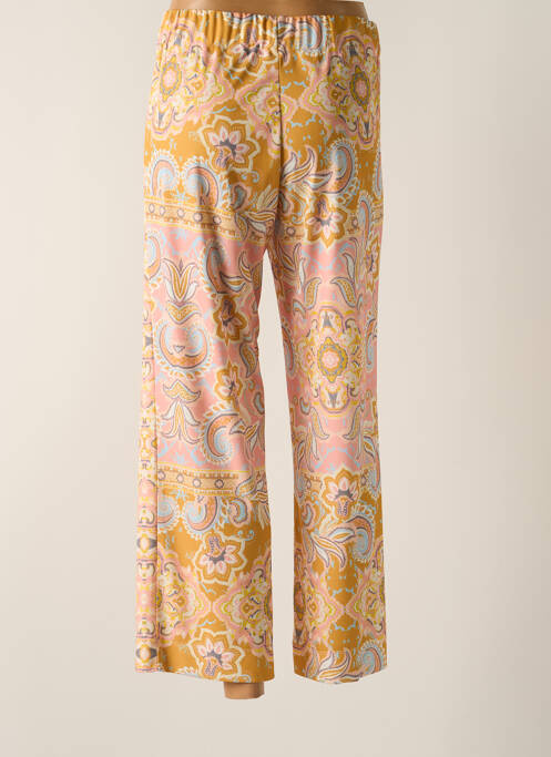 Pantalon larg galben FUEGO WOMAN femeie