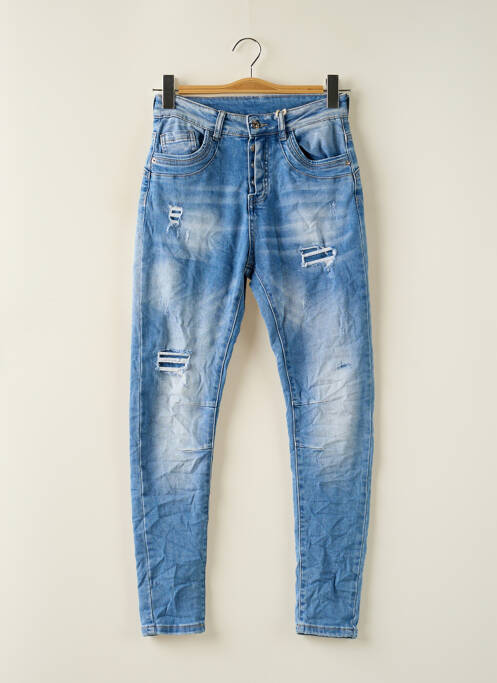 Blugi skinny albastru MELLY & CO femeie