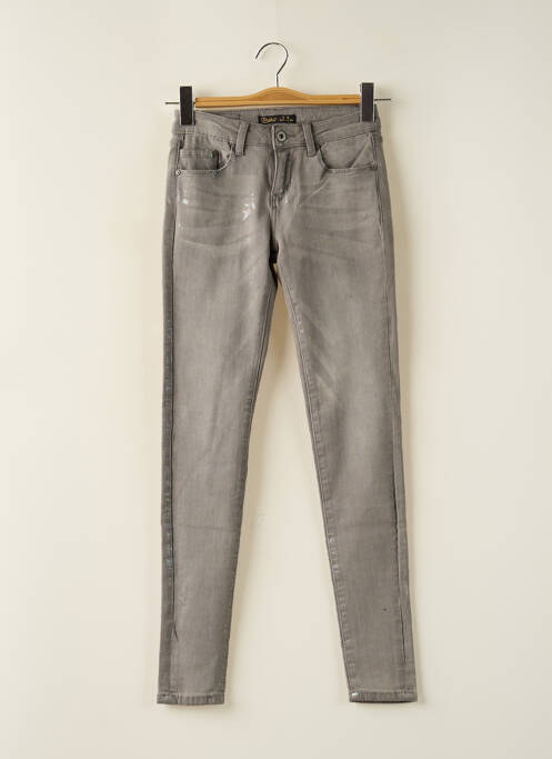 Blugi skinny gri TOXIK3 femeie