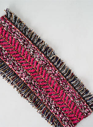 Eșarfă tricot gros roz JOSÉLISE femeie