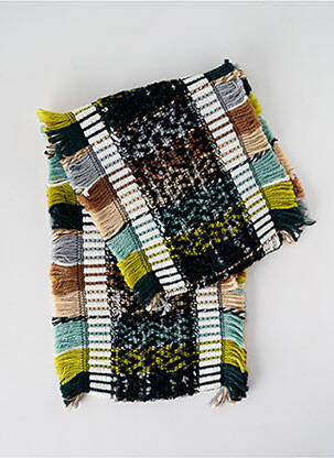 Eșarfă tricot gros verde JOSÉLISE femeie