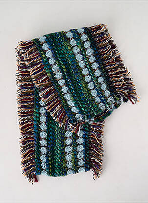 Eșarfă tricot gros verde JOSÉLISE femeie